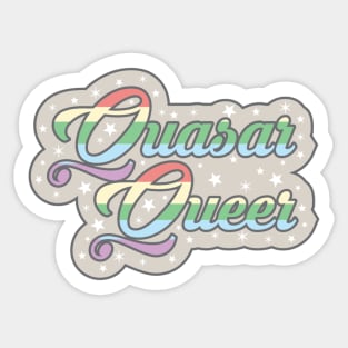 Quasar Queer Sticker